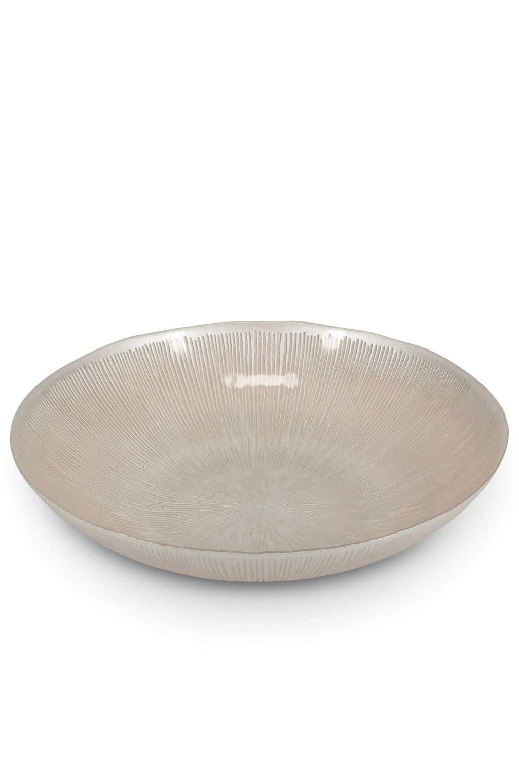 SP Collection sierschaal (33x6cm) glas pearl Cosmo