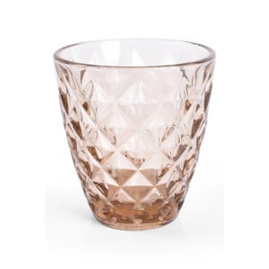 glas (220ml) oker Prisma (set van 4)