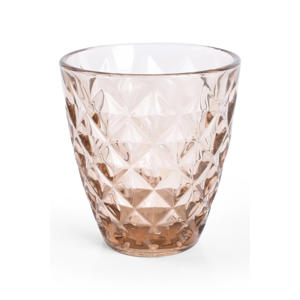 glas (220ml) oker Prisma (set van 4)