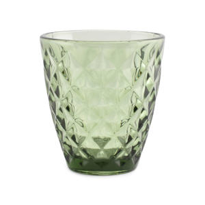 glas (220ml) groen Prisma (set van 4)