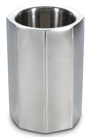 wijnkoeler (13x20cm) dubbelwandig zilver Nox