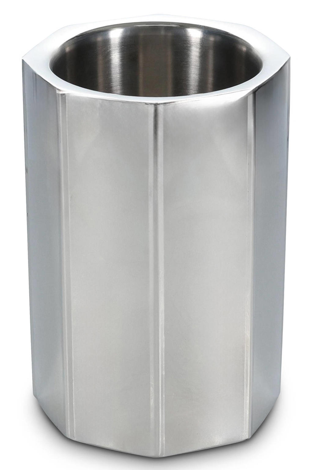 SP Collection wijnkoeler (13x20cm) dubbelwandig zilver Nox