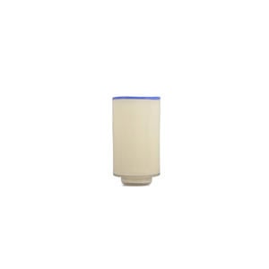 vaas (12x21,5cm) crème wit Milo