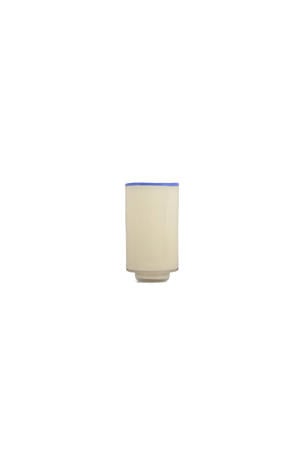 vaas (12x21,5cm) crème wit Milo