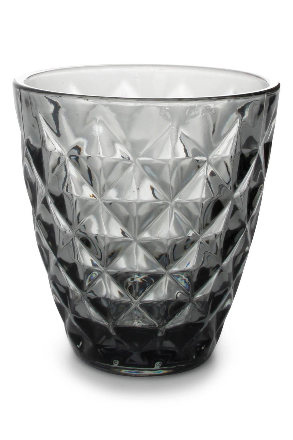 Salt & Pepper glas (220ml) grijs Prisma (set van 4)
