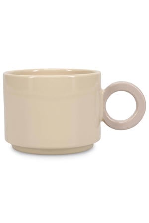 beker (280ml) beige/grijs Lou