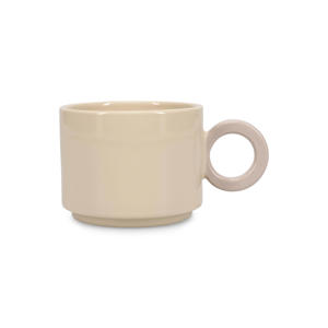 beker (280ml) beige/grijs Lou