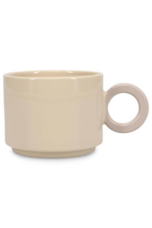beker (280ml) beige/grijs Lou