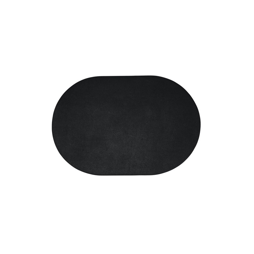 Salt & Pepper placemat (45x30cm) ovaal zwart Tabletop