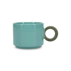 beker (280ml) blauw/groen Lou