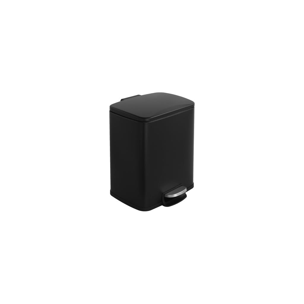 Salt & Pepper pedaalemmer (20L) (33,5x32x42cm) zwart Dust