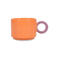 ONA beker (280ml) oranje/paars Lou