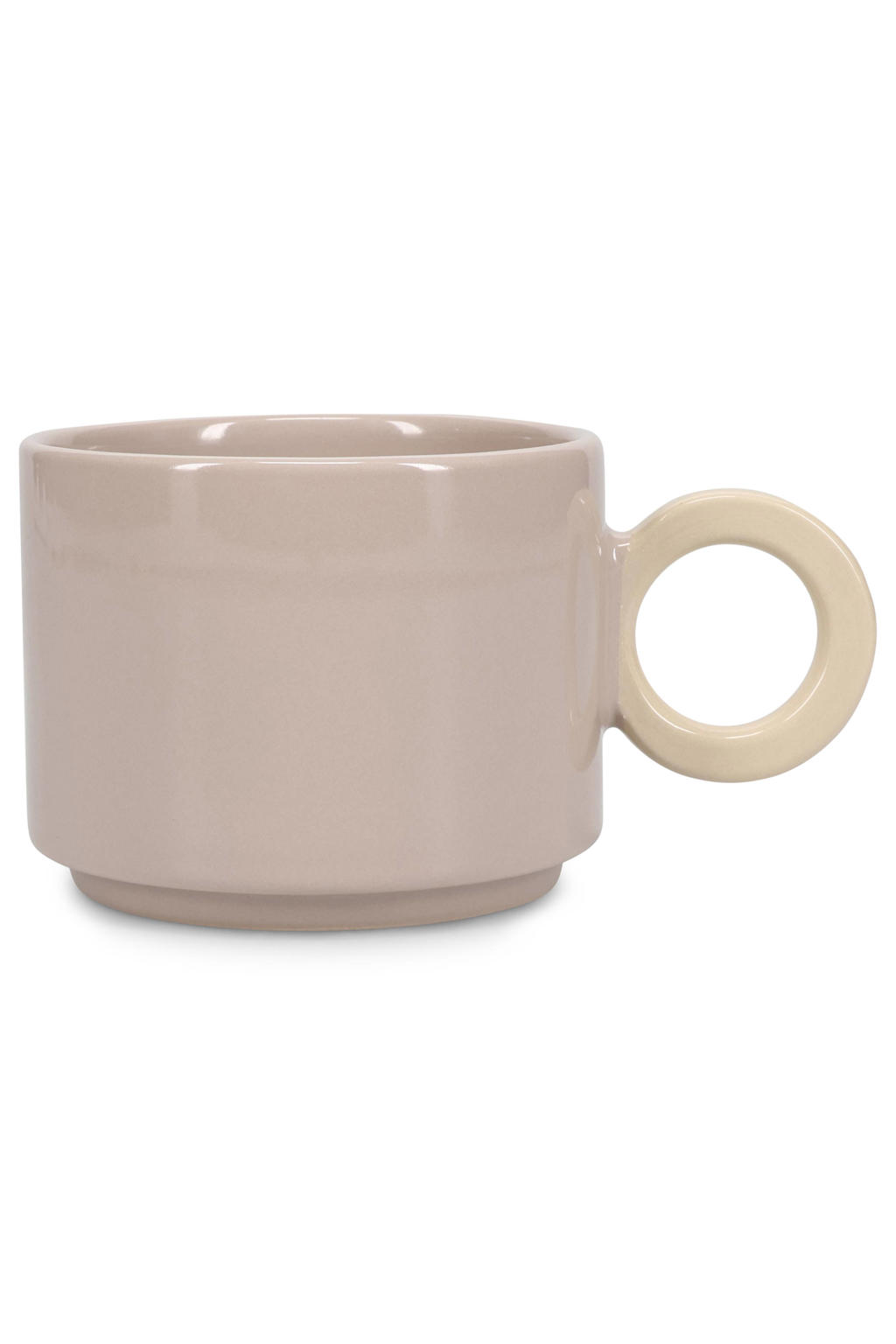 ONA beker (280ml) grijs/beige Lou