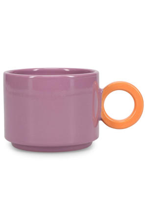 beker (280ml) paars/oranje Lou