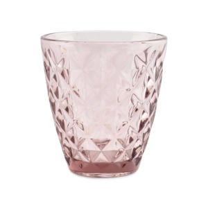 glas (220ml) roze Prisma (set van 4)
