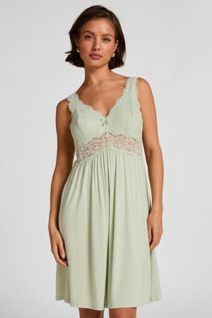 Nora slipdress groen
