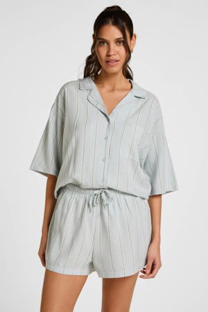 pyjamashort blauw