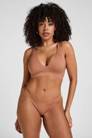 thumbnail: Hunkemöller voorgevormde bh zonder beugel Super Comfort bruin