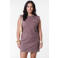 Colourful Rebel Curve T-shirtjurk Plus Size met print - bruin
