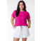 Colourful Rebel Curve T-shirt roze