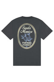 thumbnail: Lee regular T-shirt met backprint zwart