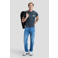 Lee regular T-shirt met backprint zwart