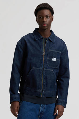 spijkerjas dark blue denim
