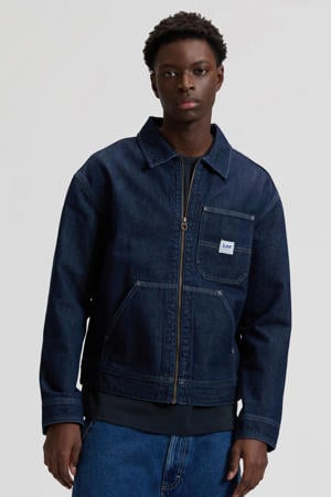 spijkerjas dark blue denim
