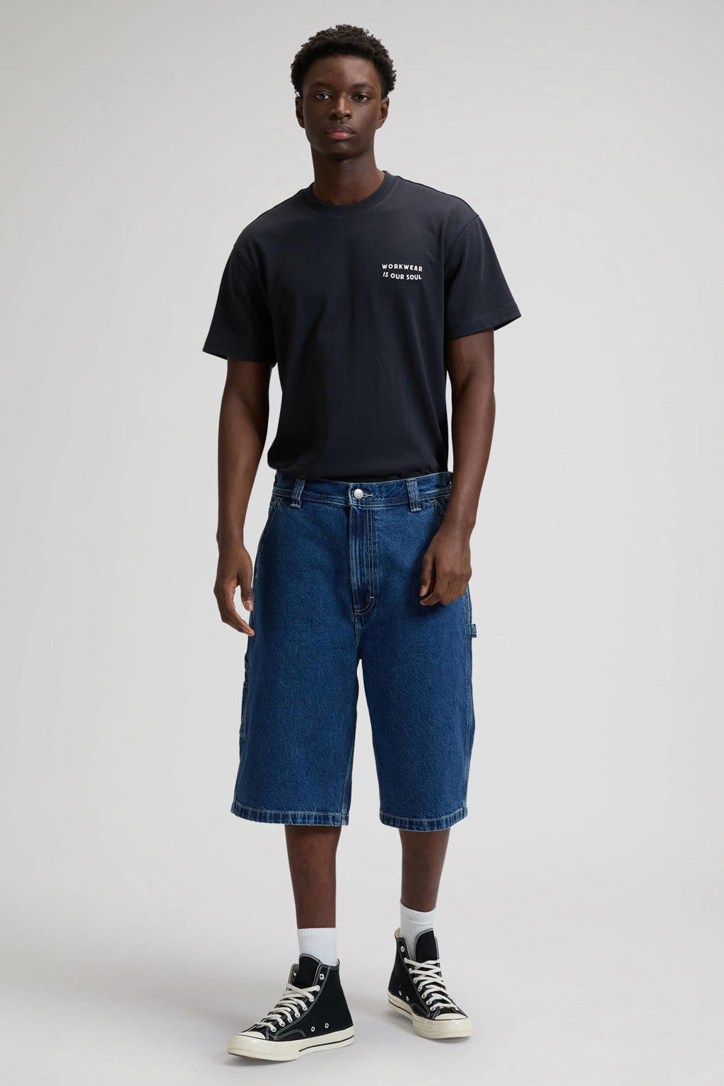 Lee short dark blue denim
