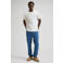 Lee relaxed T-shirt met backprint ecru