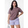 Colourful Rebel Curve Plus Size T-shirt met print - bruin