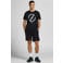 JACK & JONES PANTS STUDIO regular fit sweatshort - zwart