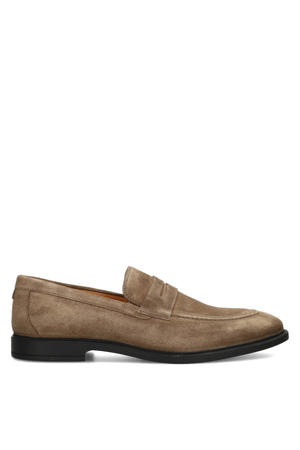Luc suède loafers taupe