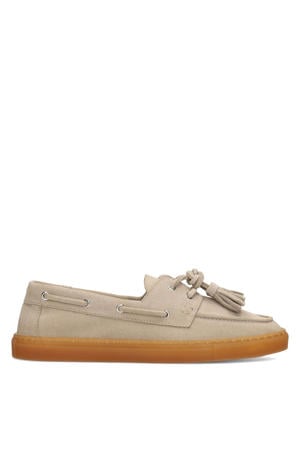 Ilse suède bootschoenen zand