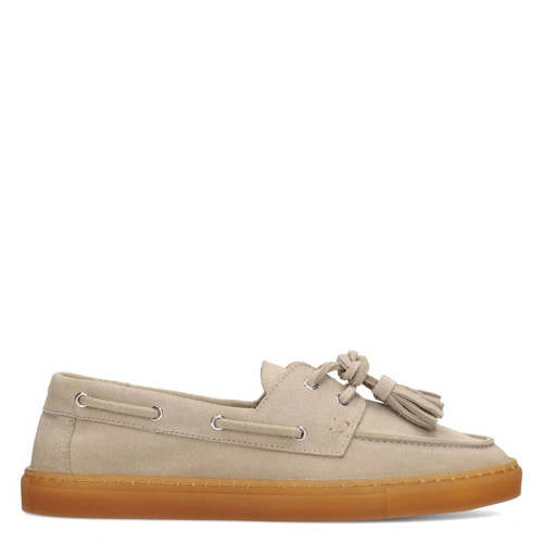 PS Poelman Ilse suède bootschoenen zand