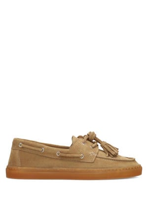 suède bootschoenen - beige