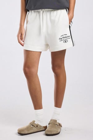 regular waist sweatshort ecru