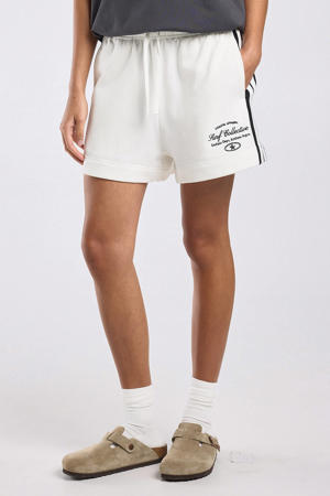 regular waist sweatshort ecru