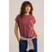 WE Fashion T-shirt met backprint oudroze