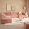 NOUS Living hoekbank Igor hoek links - roze