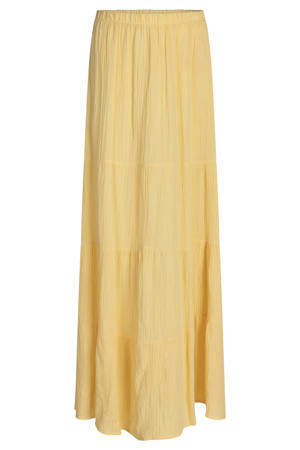 viscose maxi rok - geel