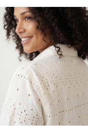 thumbnail: Tramontana broderie blouse - ecru