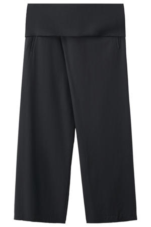 regular waist broek antraciet