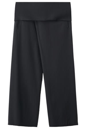 regular waist broek antraciet