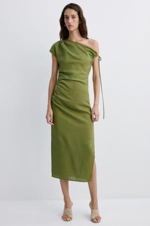 midi jurk groen