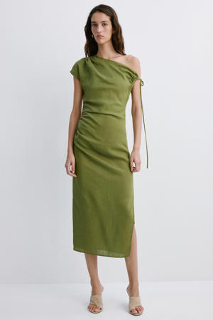 midi jurk groen