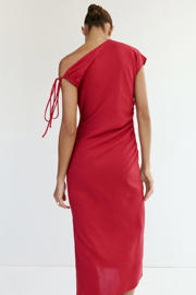 thumbnail: Mango midi jurk rood