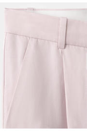 thumbnail: Mango wide leg regular waist broek lichtroze