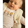 BESS longsleeve met ruches en print - lichtroze
