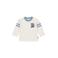 BESS gestreepte longsleeve - ecru
